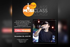 Chito Miranda signs up as music coach in "MYX Musiclass"