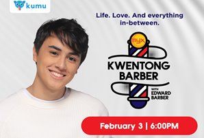 Chill out with Edward in his new MYX show "Kwentong Barber" on Kumu