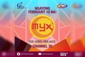 GSAT to air MYX starting February 10