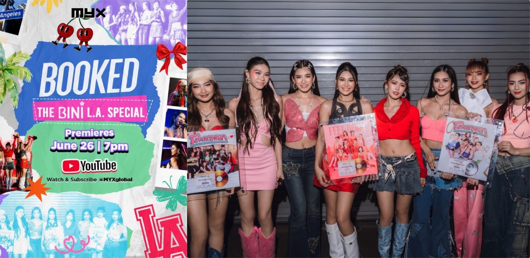 MYX drops "Booked: The BINI L.A. Special" -- a three-part BTS journey documenting BINI's global breakthrough