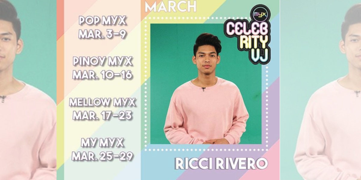 UAAP player Ricci Rivero steps up as MYX Celebrity VJ for March