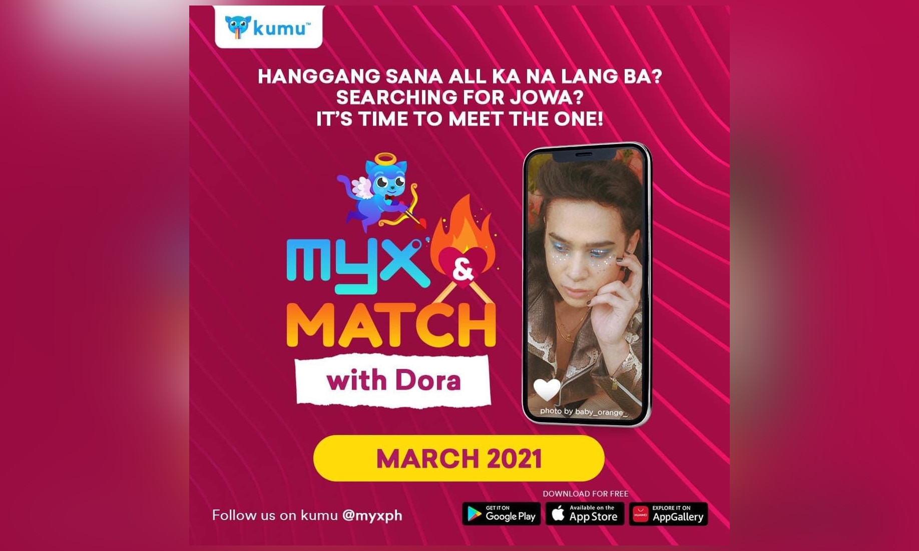 New virtual dating game show "MYX and Match" launching this March on kumu