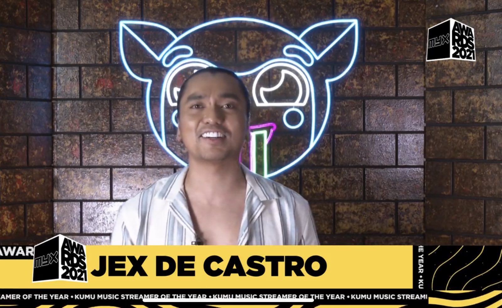 Kumu Music Streamer of the Year Jex de Castro