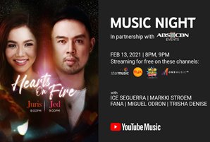 Juris and Jed ready to set "Hearts On Fire" with their "YouTube Music Night" digital concert