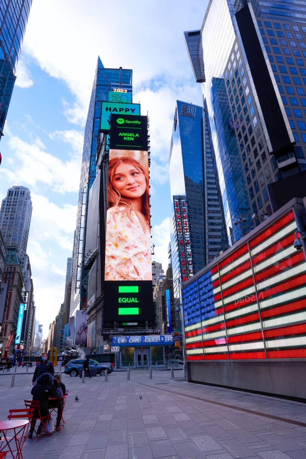 Angela Ken_NY Times square billboard