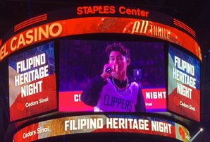 Inigo performs at LA Clippers game, holds world premiere of "Catching Feelings" music video