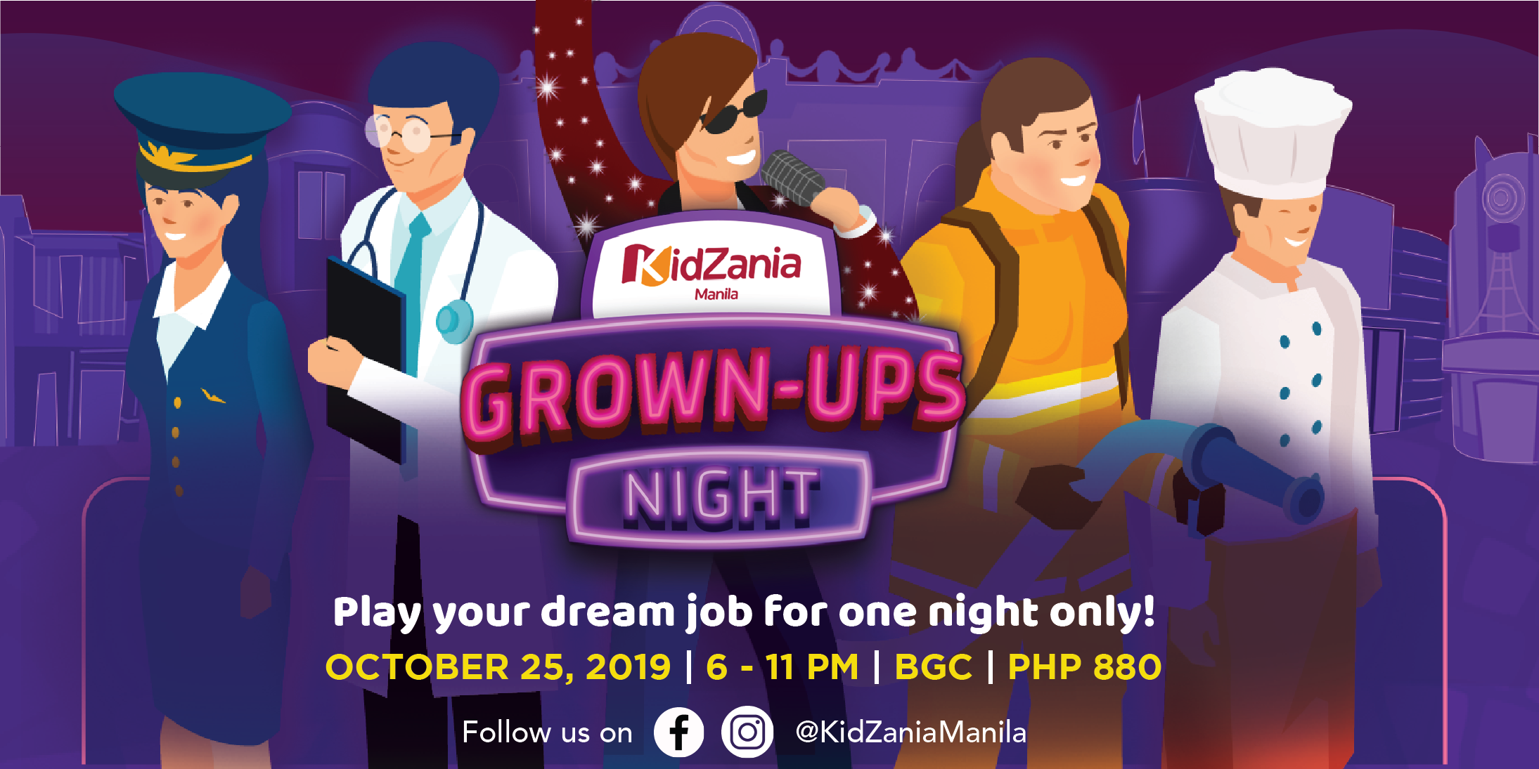 Escape your reality at KidZania Manila's "Grown-ups Night 2019"