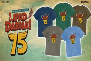ABS-CBN rolls out "Darna" 75th commemorative shirts