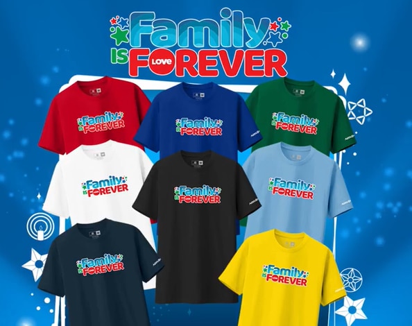 Wear the love of family at all times with ABS-CBN's "Family is Forever" shirts
