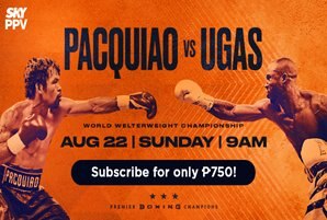 Pacquiao's return against Ugás live on SKY Pay-Per-View
