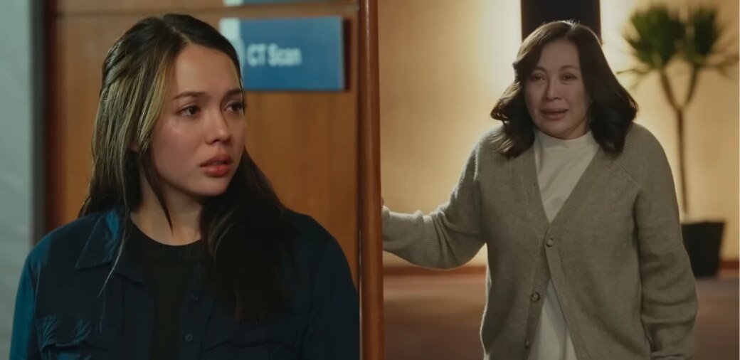 Sharon and Julia put on acting showdown in heartbreaking scene in "Saving Grace"