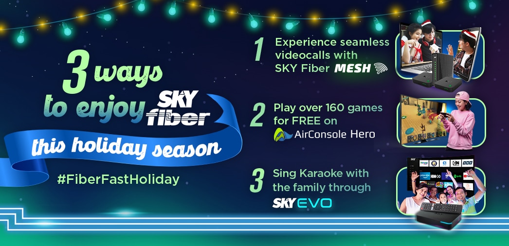 3 ways to make holiday celebrations at home more festive with SKY Fiber