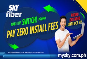 SKY Fiber back-to-back promos extended until Oct. 31