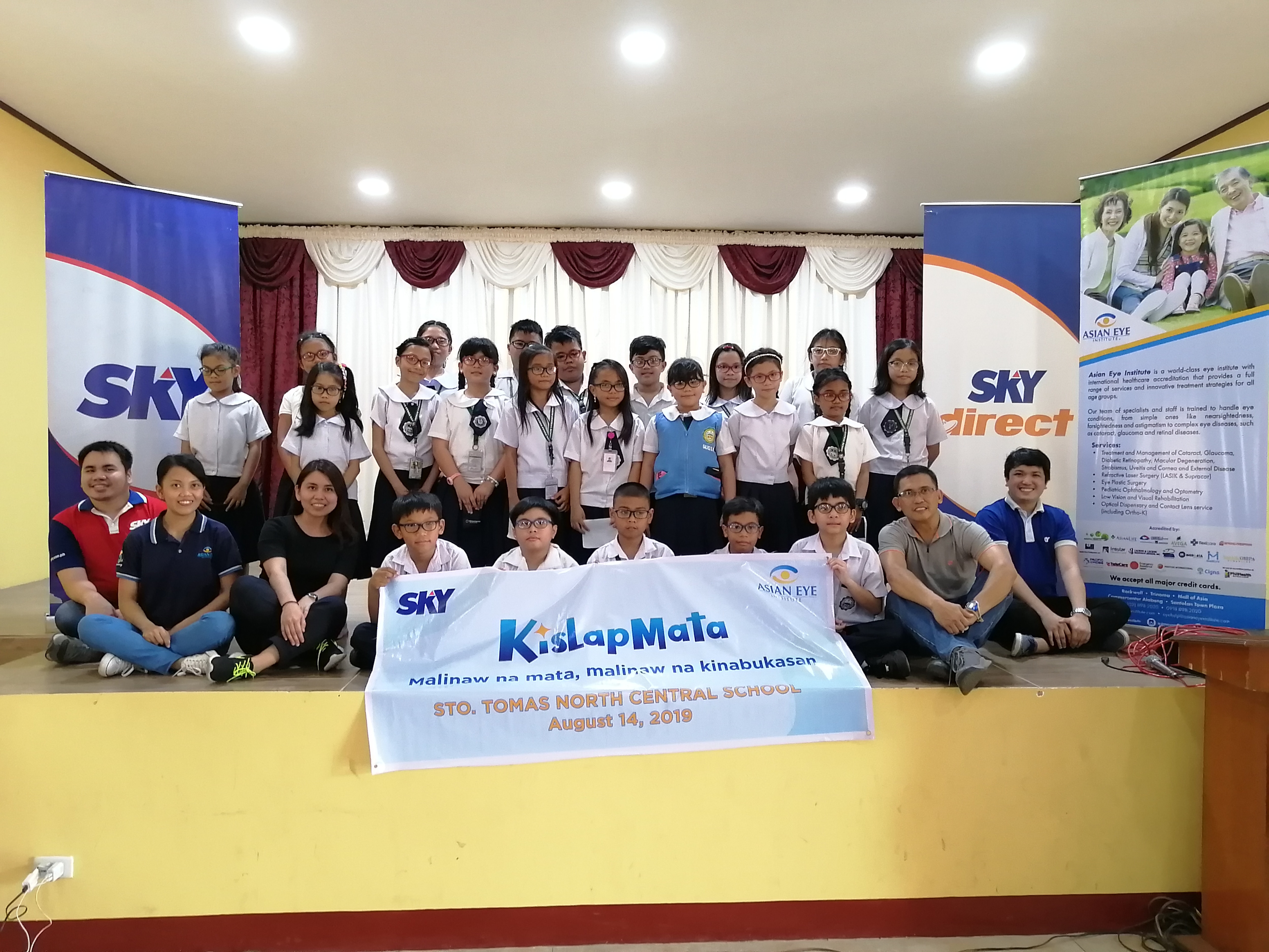 SKY partners with Asian Eye Institute to give eye care to students in Luzon