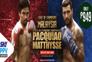 Pacquiao- Matthysse clash on SKY Sports Pay-Per-View