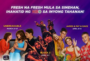 ABS-CBN TVplus' KBO offers fresh movies "Hello Love Goodbye," "Unbreakable," "Block Z," "James, and Pat and Dave," and "Isa Pa with Feelings"