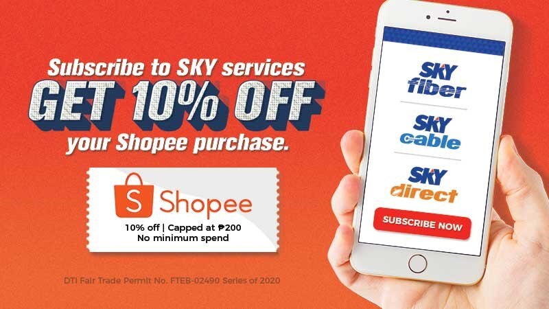 SKY partners with Shopee for a special subscription offer
