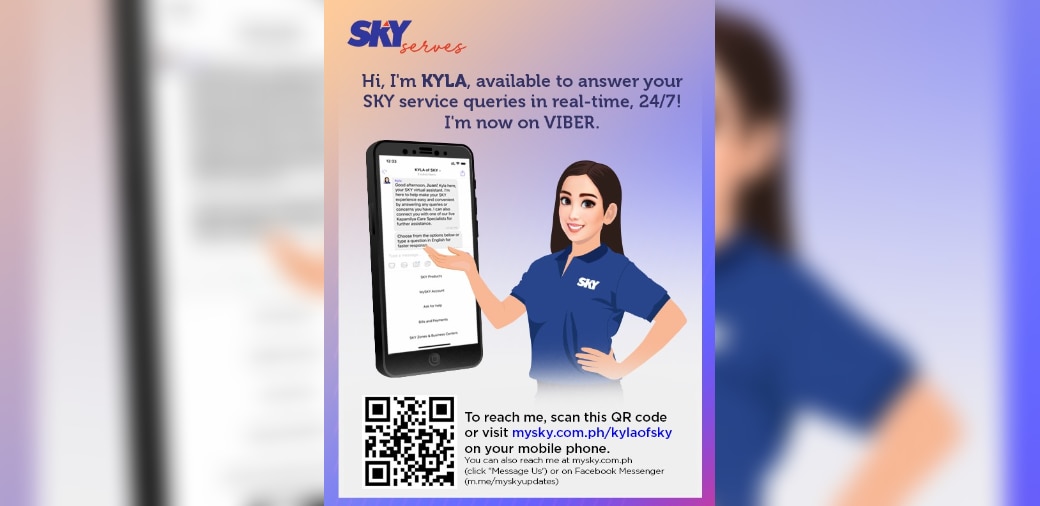 SKY brings 24/7 customer service KYLA to Viber