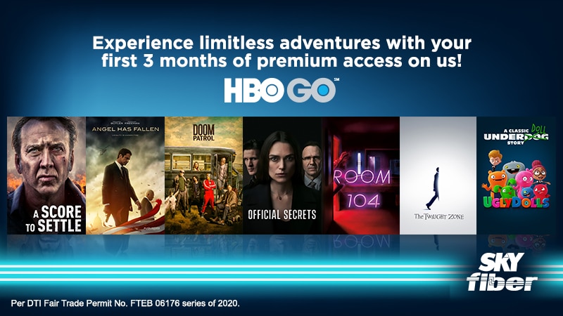 SKY Fiber brings a world of limitless adventures with HBO Go