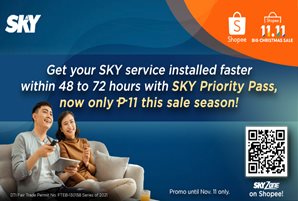 SKY offers big saving deals in Shopee 11.11 sale