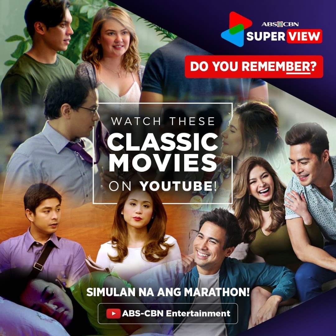 ABS CBN Superview Classic movies on YouTube