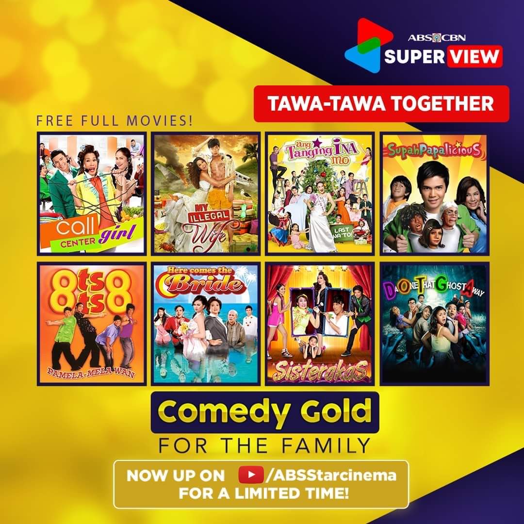Comedy films available on ABS CBN Superview